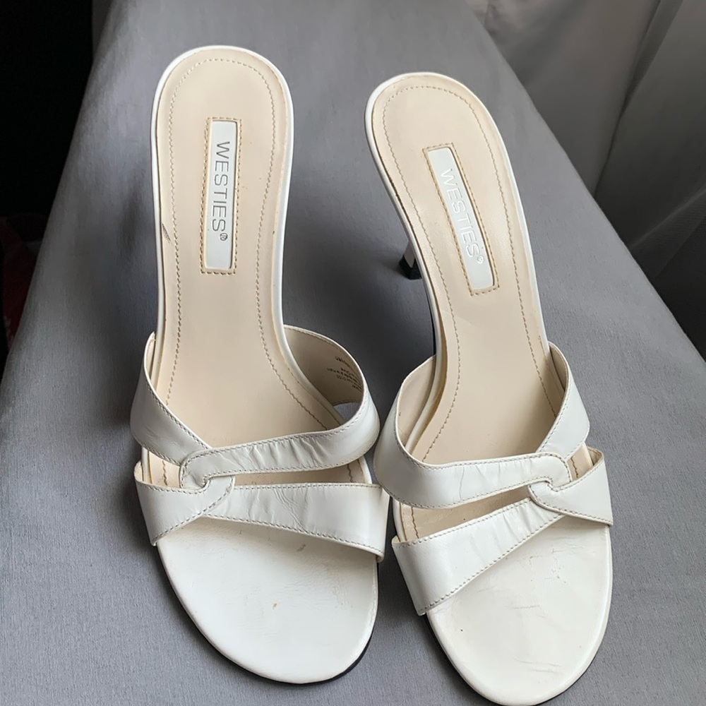 Summer heels  sandels white